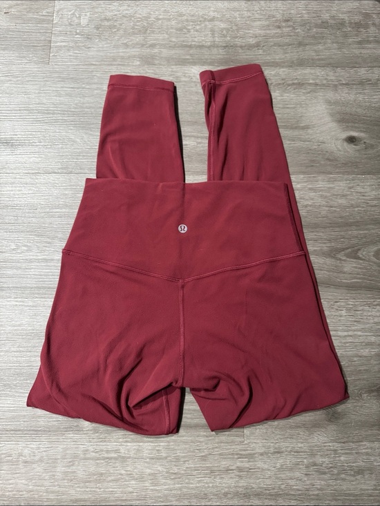 lululemon athletica Pants - Lululemon Align High Rise Pant 25” Prep Red